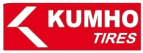 Kumho Tires logo in red and white, featuring a stylized letter K and the word 'Tires'.