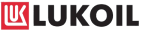 LUKOIL logo featuring a stylized red hand symbol and bold black lettering.