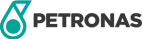 Petronas logo featuring a stylized droplet design in teal and black text.
