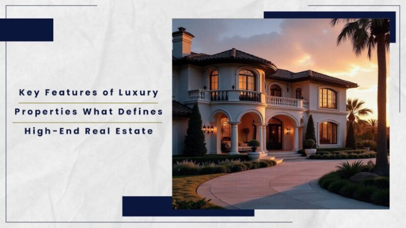 Exterior view of a luxury property showcasing architectural design and landscaping elements.