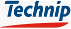 Technip logo featuring the name 'Technip' in blue and red colors on a white background.